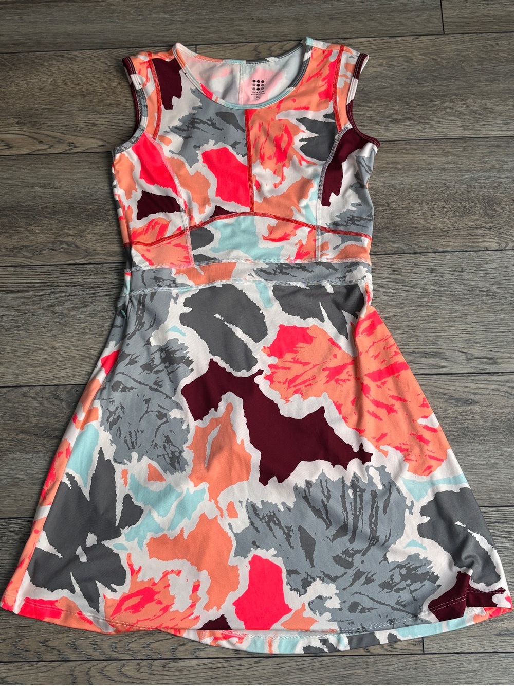 Title Nine Sleeveless Athletic Dress Multicolor Colorful Sz Small